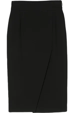 Moschino Falda midi con abertura en la parte delantera