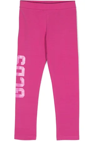 GCDS Leggins stretch con logo estampado