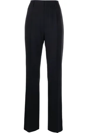 Serafini Pantalones de vestir con tiro alto