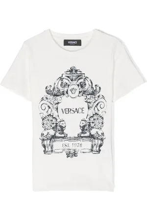 VERSACE Playera con estampado Cartouche