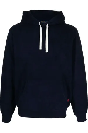 Ralph Lauren Hoodie texturizada con logo bordado