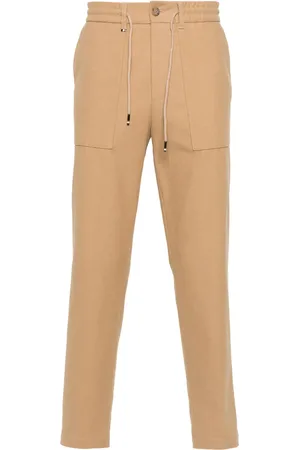 HUGO BOSS Pantalones ajustados con cordones en la pretina