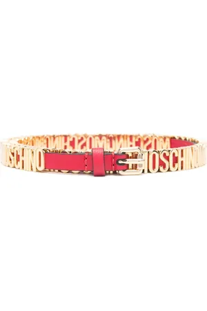 Moschino Cinturón con letras del logo