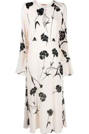 Twin-Set Vestido largo con estampado floral