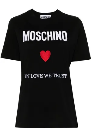 Moschino Playera con logo estampado