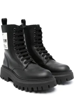 Msgm Botas con aplique del logo