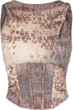 MISBHV Top con capucha y estampado de máquina de escribir