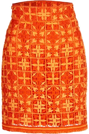 Silvia Tcherassi Falda corta de crochet Idalia
