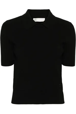 Tory Burch Playera tipo polo tejida