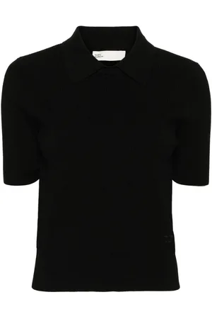 Tory Burch Playera tipo polo tejida