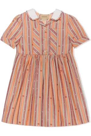 Gucci Vestido con rayas estampadas