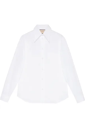 Gucci Camisa con cuello de pico