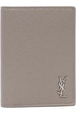 Saint Laurent Cartera con placa YSL