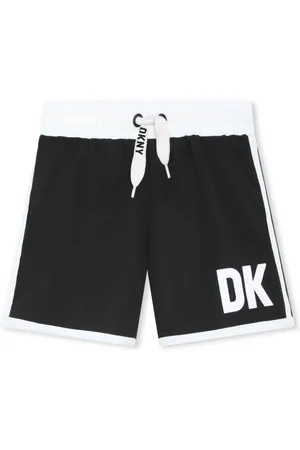 DKNY Shorts de playa con logo estampado