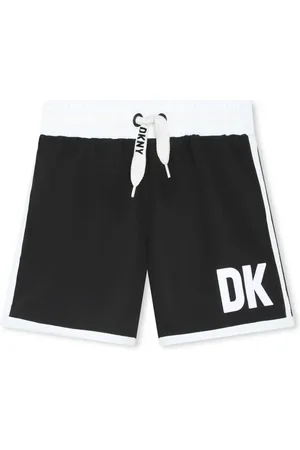 DKNY Shorts de playa con logo estampado