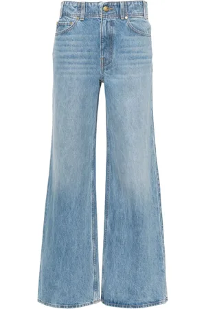 ULLA JOHNSON Jeans anchos con tiro alto