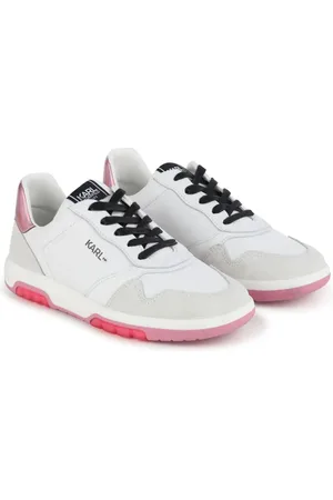 Karl Lagerfeld Tenis con agujetas y paneles
