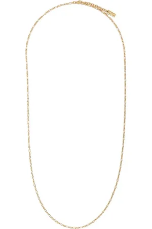 Saint Laurent Collar con logo grabado