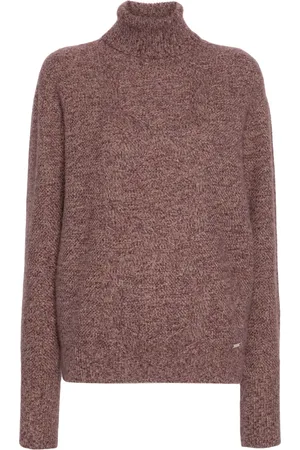Kiton Suéter de tejido moteado con cuello vuelto