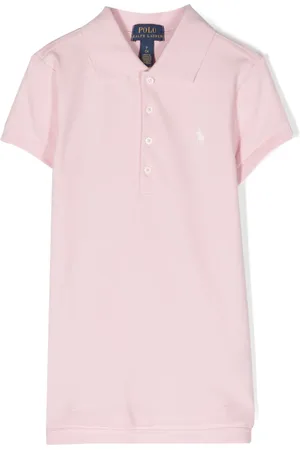 Ralph Lauren Playera tipo polo de piqué con logo bordado