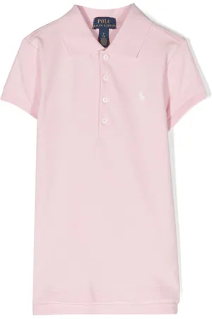 Ralph Lauren Playera tipo polo de piqué con logo bordado