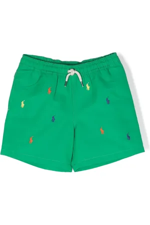 Ralph Lauren Shorts de playa con detalle del logo bordado