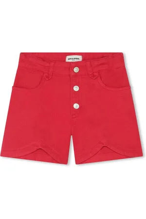 Sonia Rykiel Enfant Shorts de mezclilla con placa del logo