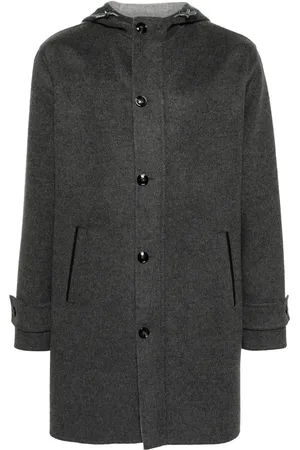 Kiton Chamarra con capucha y botones