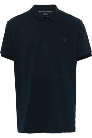 Etro Playera tipo polo con logo bordado