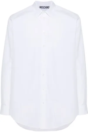 Moschino Camisa con logo bordado