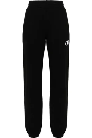 OFF-WHITE Pants con logo bordado