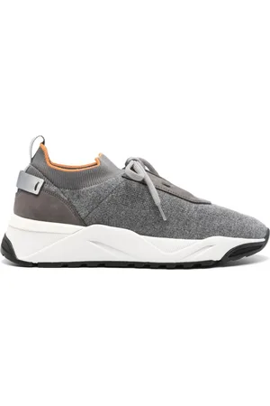santoni Tenis tejidos con paneles