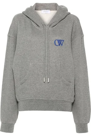 OFF-WHITE Hoodie con logo bordado