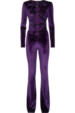 Philipp Plein Jumpsuit largo con detalle de aberturas