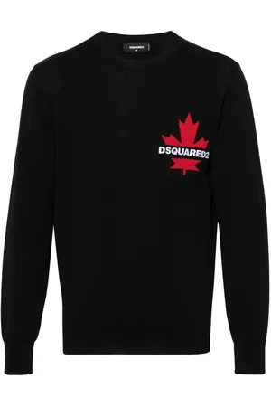 Dsquared2 Suéter con logo en intarsia