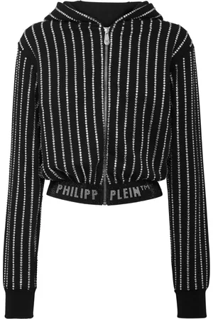 Philipp Plein Hoodie con detalles de cristal