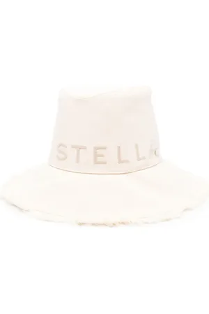 Stella McCartney Sombrero de verano con aplique del logo