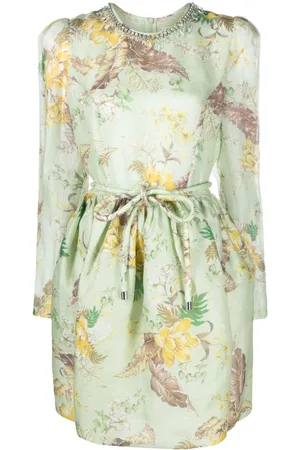 ZIMMERMANN Vestido corto Tulip con estampado floral