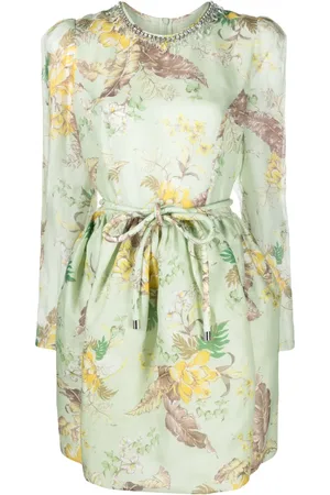 ZIMMERMANN Vestido corto Tulip con estampado floral