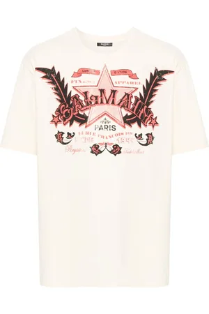 Balmain Playera con estampado Western