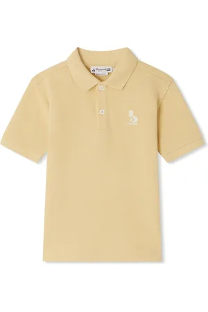BONPOINT Playera tipo polo con logo bordado