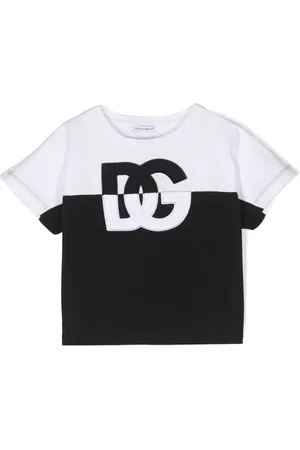 Dolce & Gabbana Playera con paneles y aplique del logo