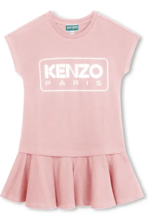 Kenzo Vestido con logo estampado