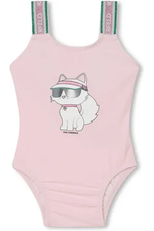 Karl Lagerfeld Traje de baño con estampado Choupette