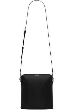 Saint Laurent Mochila tipo mensajero con logo