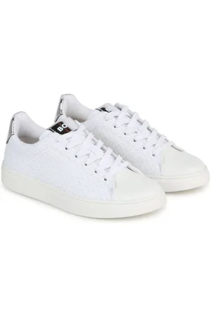 HUGO BOSS Tenis con paneles y monograma en jacquard