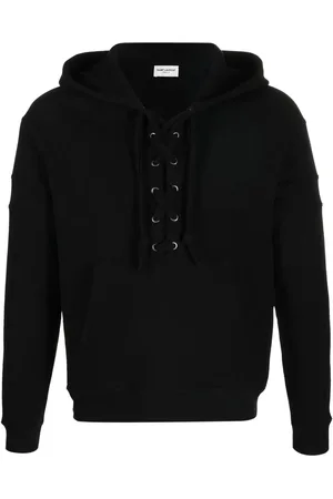 Saint Laurent Hoodie con cierre en la parte delantera