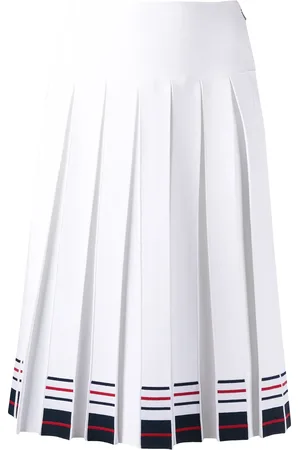Thom Browne Falda con ribete de rayas