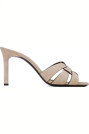 Saint Laurent Mules Tribute con tacón de 85mm