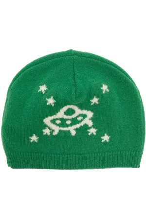 Gucci Gorro tejido con motivo en intarsia